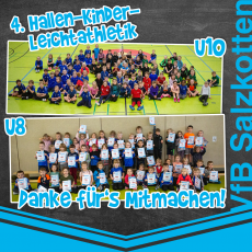 ￼4. Hallen-Kinder-Leichtathletik Wettkampf beim VfB Salzkotten
