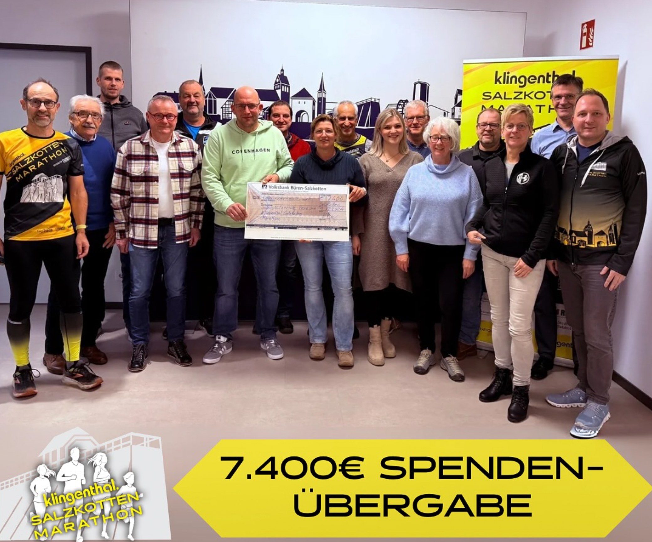 7.400 Euro Spendensumme